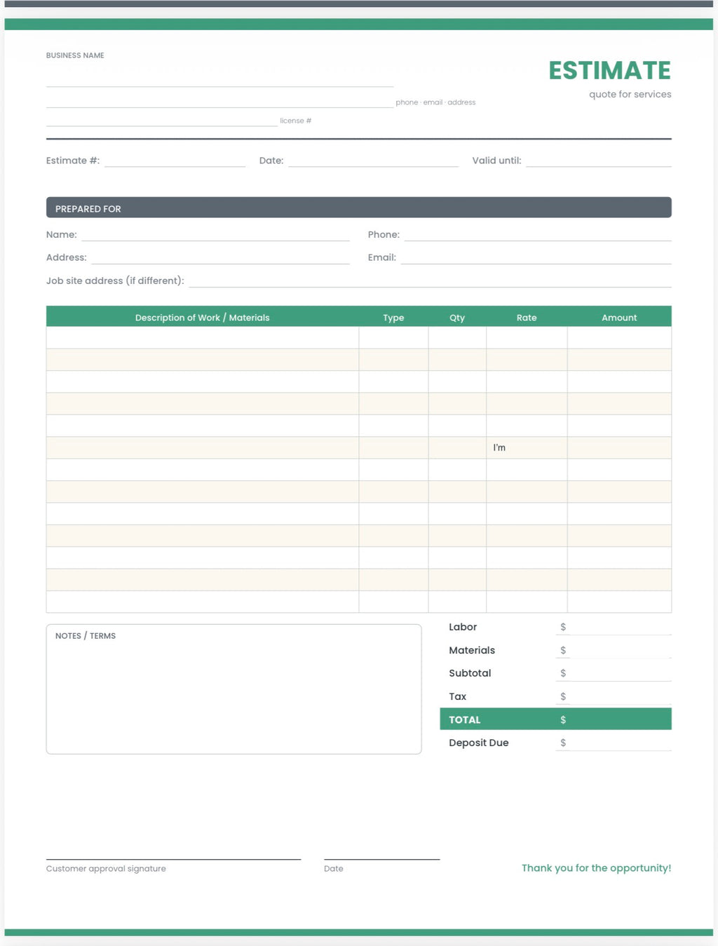 Handyman & Contractor Business Kit (Digital Download)