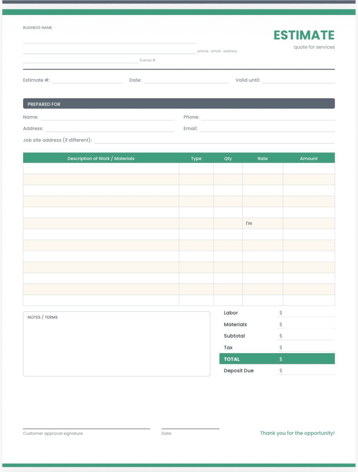 Handyman & Contractor Business Kit (Digital Download)