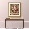 Vintage Pink Peony Wall Art (Digital Download)