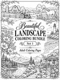 Beautiful Landscape Coloring Book