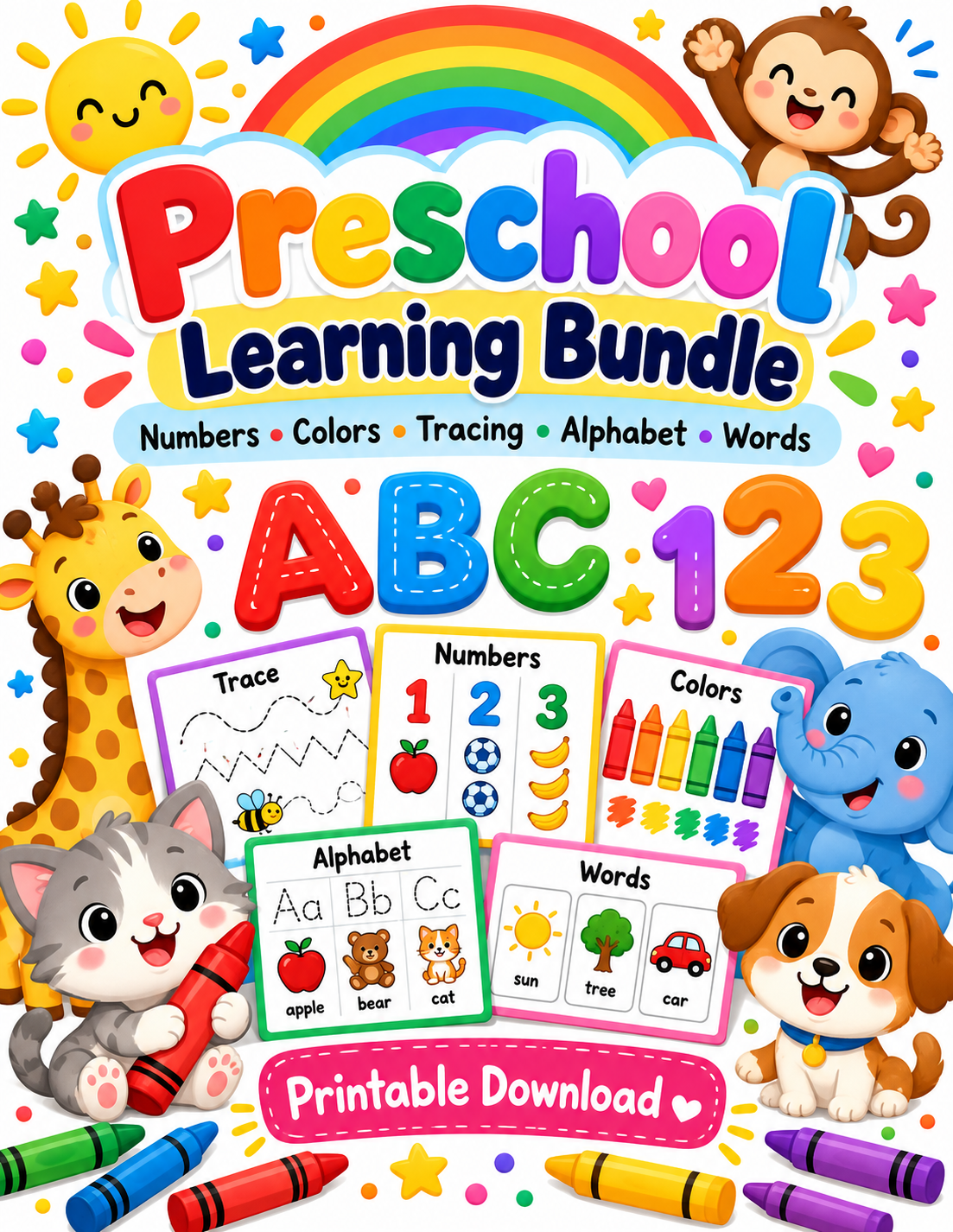 Preschool Learning Bundle